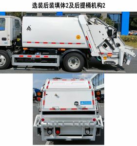 Sanli  CGJ5060ZYSJXE6 Compressed garbage truck