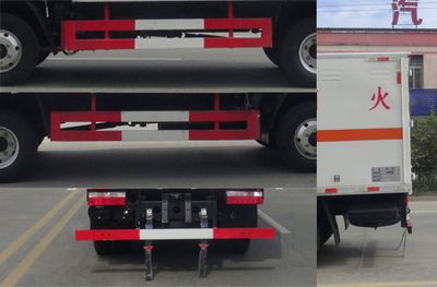 Huatong brand automobiles HCQ5045XRQEQ6 Flammable gas box transport vehicle