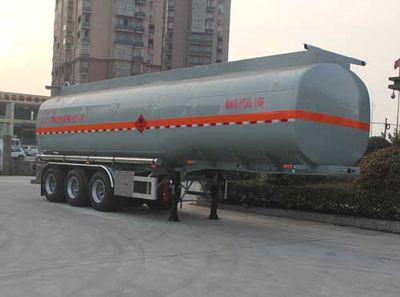 Wanqi Automobile CTD9402GRY Flammable liquid tank transport semi-trailer