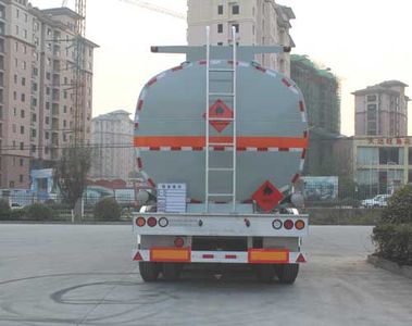 Wanqi Automobile CTD9402GRY Flammable liquid tank transport semi-trailer