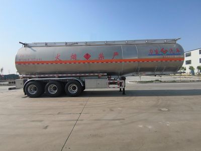 Lisheng  HLS9400GYY Aluminum alloy oil transport semi-trailer