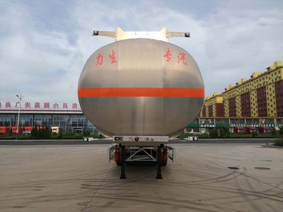 Lisheng  HLS9400GYY Aluminum alloy oil transport semi-trailer