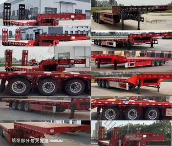 Luyue  LHX9402TDP Low flatbed semi-trailer