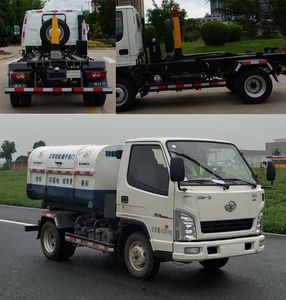 Jiefang Automobile CA5040ZXXK3LE6 detachable container garbage collector 