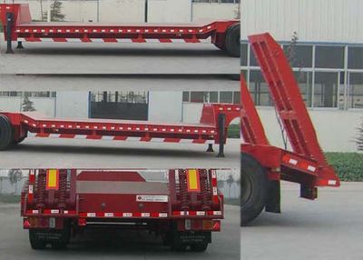 Huayuda  LHY9350TDPA Low flatbed semi-trailer