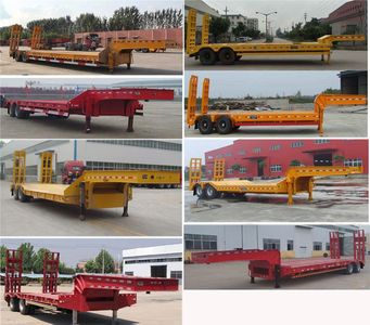 Huayuda  LHY9350TDPA Low flatbed semi-trailer