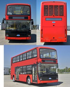 Kaiwo  NJL6100GSEV1 Pure electric double decker city buses