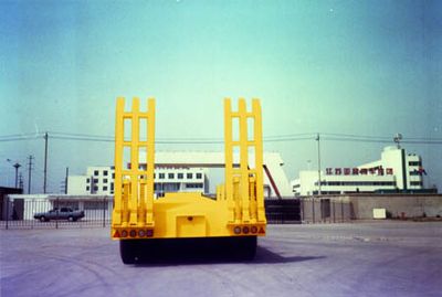 Tonghua  THT9300TD Low flatbed semi-trailer