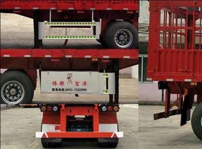 Keyu brand automobiles XQF9401CCY Gantry transport semi-trailer