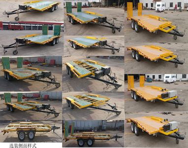 Xinwanrong brand automobiles CWR9030 centre axle trailer 