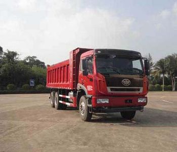 Jiefang Automobile CA3250P2K2L5T1E4A801 Flat head diesel dump truck