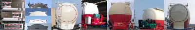 Ruijiang  WL9404GFL Low density powder material transportation semi-trailer