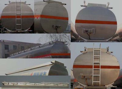 Changhua  HCH9406GYYL Aluminum alloy oil transport semi-trailer