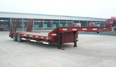 Taicheng  LHT9352TDP Low flatbed semi-trailer