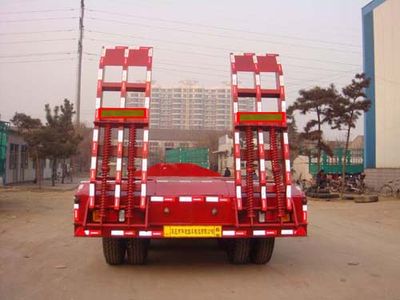 Taicheng  LHT9352TDP Low flatbed semi-trailer