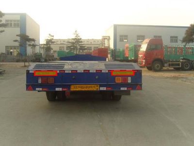 Taicheng  LHT9352TDP Low flatbed semi-trailer