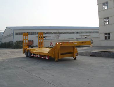 Liangxing brand automobile LX9290TDP Low flatbed semi-trailer