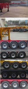 Tonghua  THT9400TWY Transport semi-trailer of dangerous goods tank frame