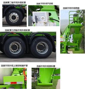 Yutong  ZKH5310GJBP6FCEV Fuel cell concrete mixer transport vehicle