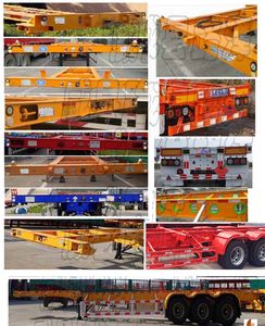 Huazheng brand automobiles LHZ9401TWY Transport semi-trailer of dangerous goods tank frame