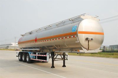 Qixing  QXC9405GRY Aluminum alloy flammable liquid tank transport semi-trailer