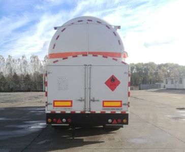 Qinghua Ji brand automobiles DHJ9400GDY Low temperature liquid transport semi-trailer