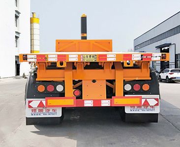 Luoxiang  LXC9405ZZXP Flat dump semi-trailer