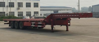 Jiyue  TZZ9401TDP Low flatbed semi-trailer