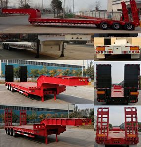 Jiyue  TZZ9401TDP Low flatbed semi-trailer