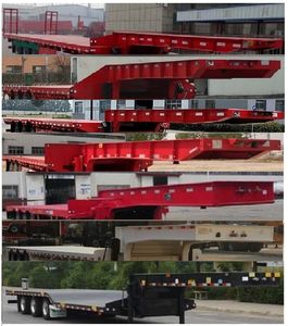 Jiyue  TZZ9401TDP Low flatbed semi-trailer