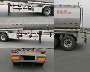 Haifulong  PC9400GRH Lubricating oil tank transport semi-trailer