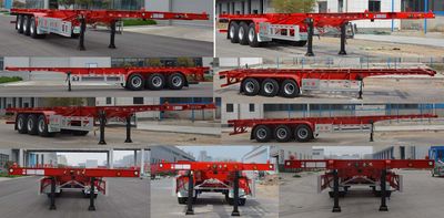 Tianjun Dejin brand automobiles TJV9400TJZN Container transport semi-trailer