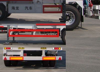 Haifulong  PC9401GRY Aluminum alloy flammable liquid tank transport semi-trailer