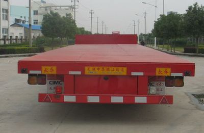 CIMC ZJV9282TDPRJ Low flatbed semi-trailer