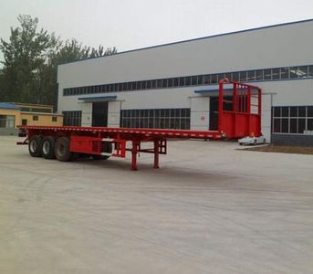 Hualu Yexing brand automobiles HYX9400TPB Flat transport semi-trailer