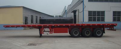 Hualu Yexing brand automobiles HYX9400TPB Flat transport semi-trailer