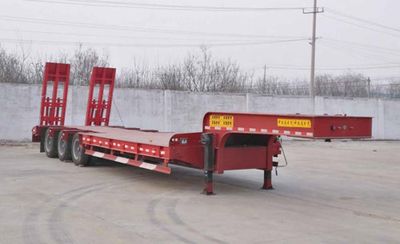 Zhongyuntong brand automobiles JZJ9400TDP Low flatbed semi-trailer