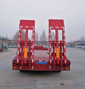 Zhongyuntong brand automobiles JZJ9400TDP Low flatbed semi-trailer