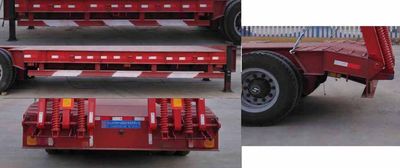 Zhongyuntong brand automobiles JZJ9400TDP Low flatbed semi-trailer