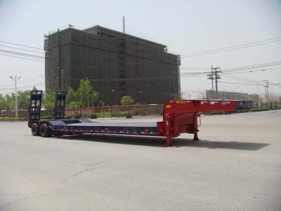 CIMC ZJV9401TDPHJB Low flatbed semi-trailer