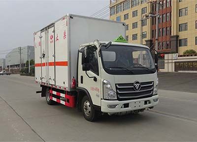 Huatong brand automobiles HCQ5046XFWBJ6 Corrosive goods box transport vehicle