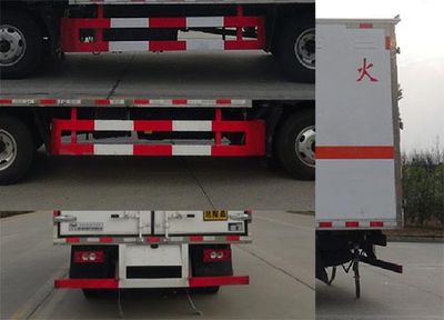 Huatong brand automobiles HCQ5046XFWBJ6 Corrosive goods box transport vehicle