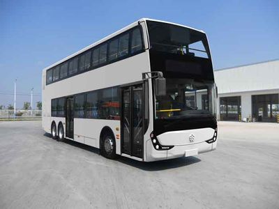 Guangtong Automobile GTQ6131BEVST3 Pure electric double decker city buses