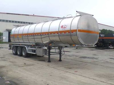 Jianghuai Yangtian  CXQ9401GRYB Aluminum alloy flammable liquid tank transport semi-trailer