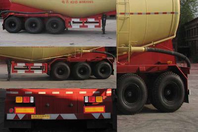 Zhang Tuo license plate car ZTC9400GSN Bulk cement transport semi-trailer