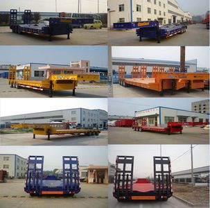 Yangjia  LHL9380TDP Low flatbed semi-trailer