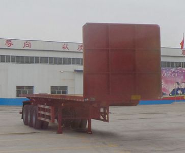 Liangyun brand automobile SLY9402ZZXP Flat dump semi-trailer