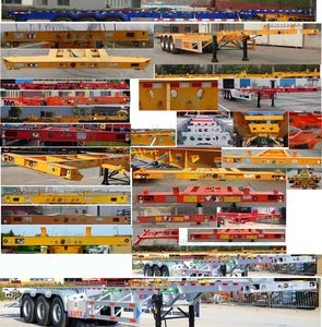 Liangsheng  SHS9400TJZE45 Container transport semi-trailer