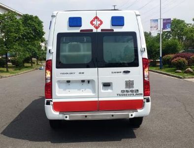 Chinese license plate cars TEG5040XJH06 ambulance