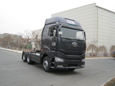 Jiefang Automobile CA4250P66K2T1A1E1 Flat head diesel semi-trailer tractor